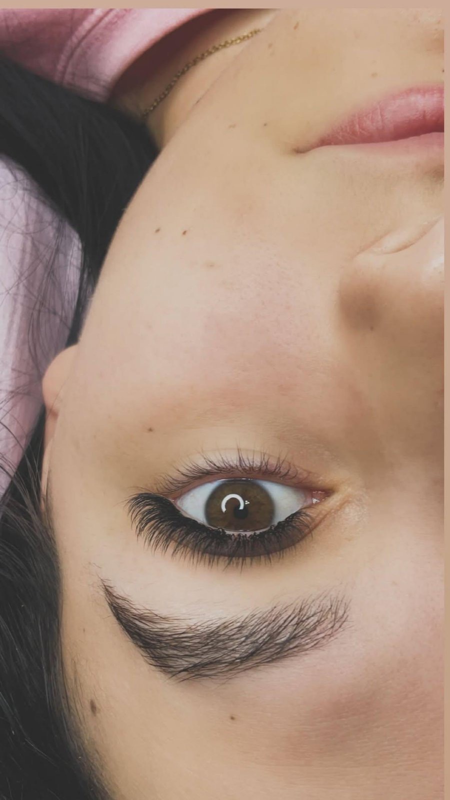 Volume lashes — close up 01